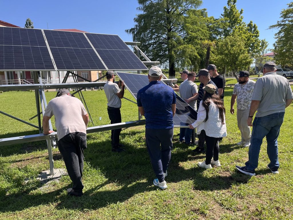 Practical Solar Training for Vocational Instructors Held in Poti